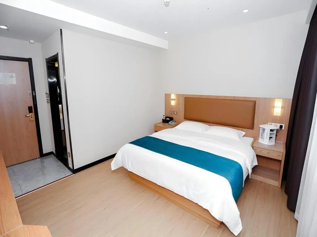 Bed in GreenTree Inn Huangshi Huahu Development Zone Daquan Road