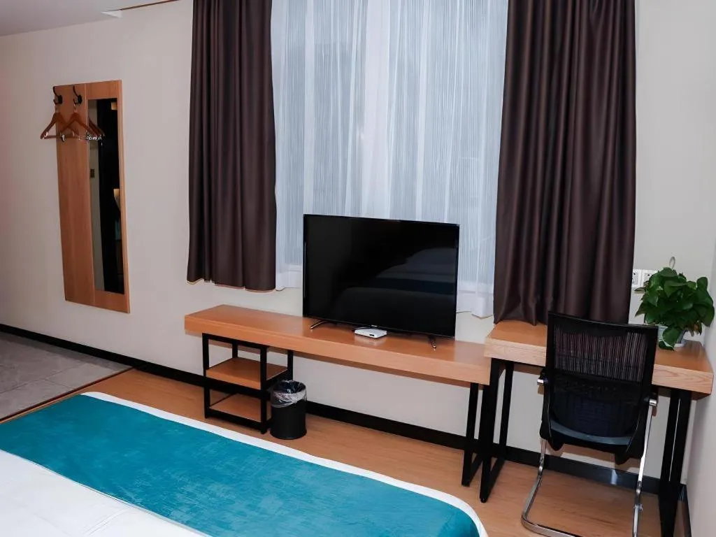 Bed in GreenTree Inn Huangshi Huahu Development Zone Daquan Road