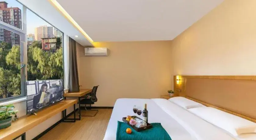 Bed in GreenTree Inn Huangshi Huahu Development Zone Daquan Road Bed in GreenTree Inn Huangshi Huahu Development Zone Daquan Road