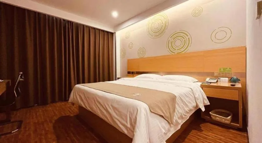 Bed in GreenTree Inn Huangshi Huahu Development Zone Daquan Road