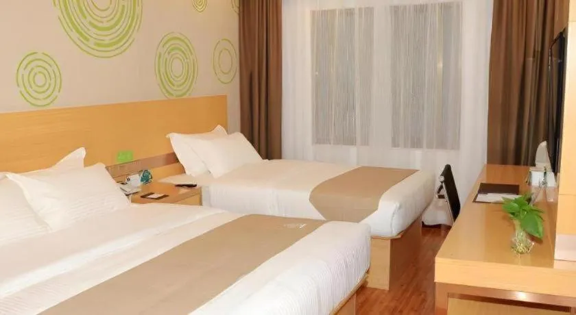 Bed in GreenTree Inn Huangshi Huahu Development Zone Daquan Road