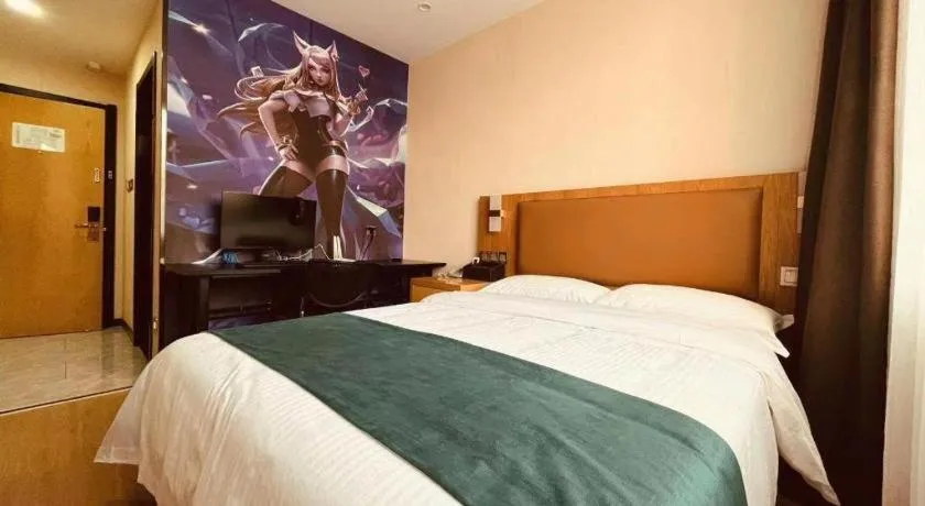 Bed in GreenTree Inn Huangshi Huahu Development Zone Daquan Road