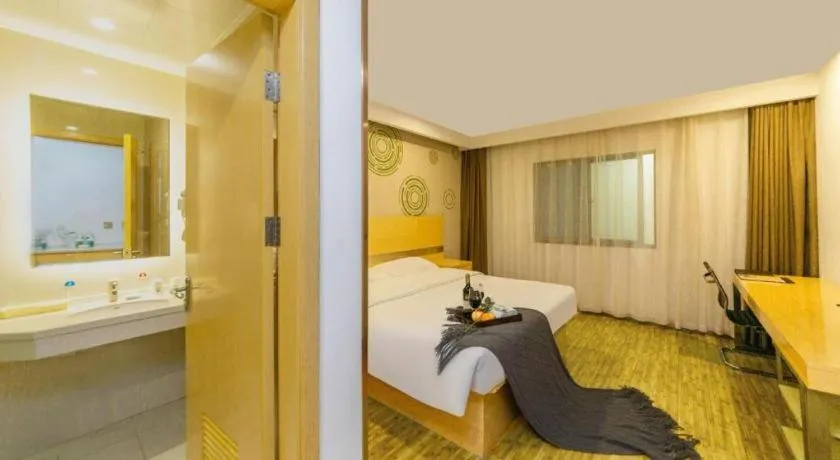 Bed in GreenTree Inn Huangshi Huahu Development Zone Daquan Road