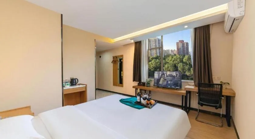 Bed in GreenTree Inn Huangshi Huahu Development Zone Daquan Road
