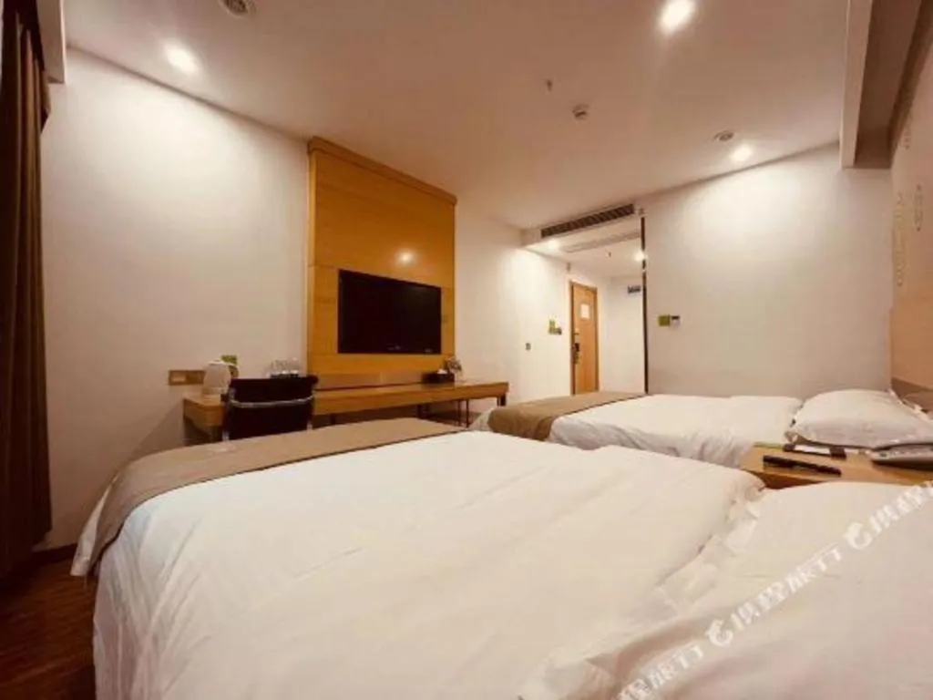 Bed in GreenTree Inn Huangshi Huahu Development Zone Daquan Road