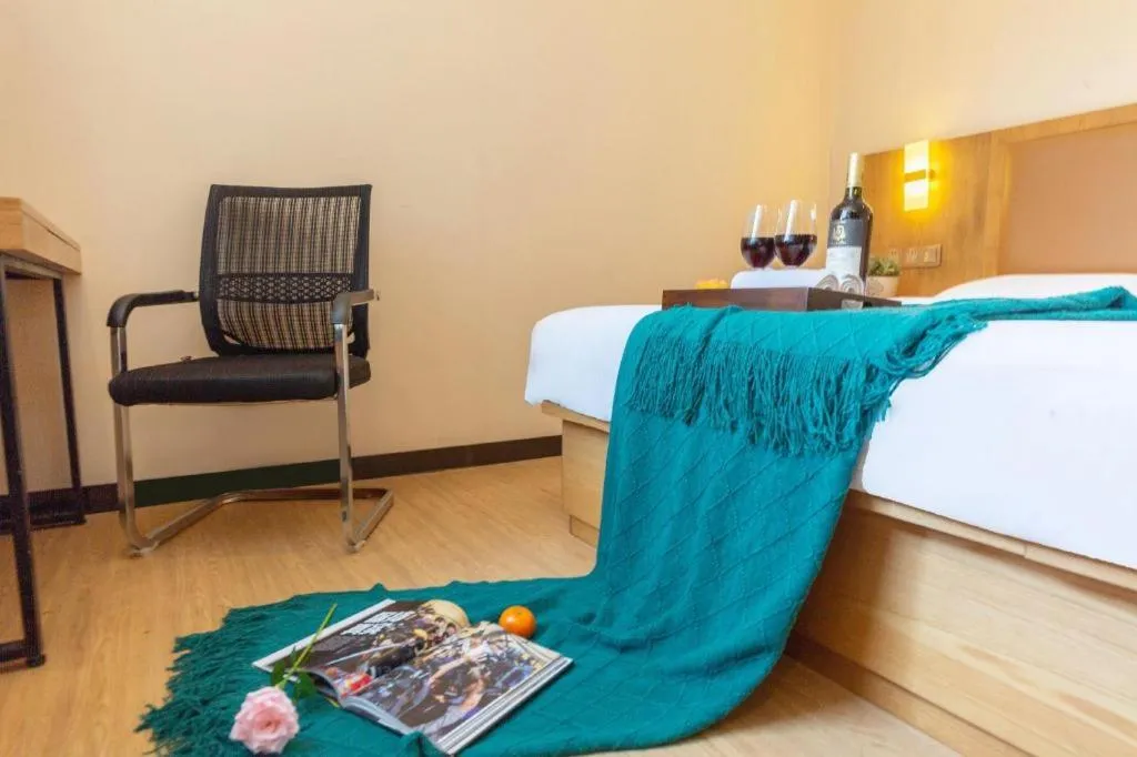 Bed in GreenTree Inn Huangshi Huahu Development Zone Daquan Road