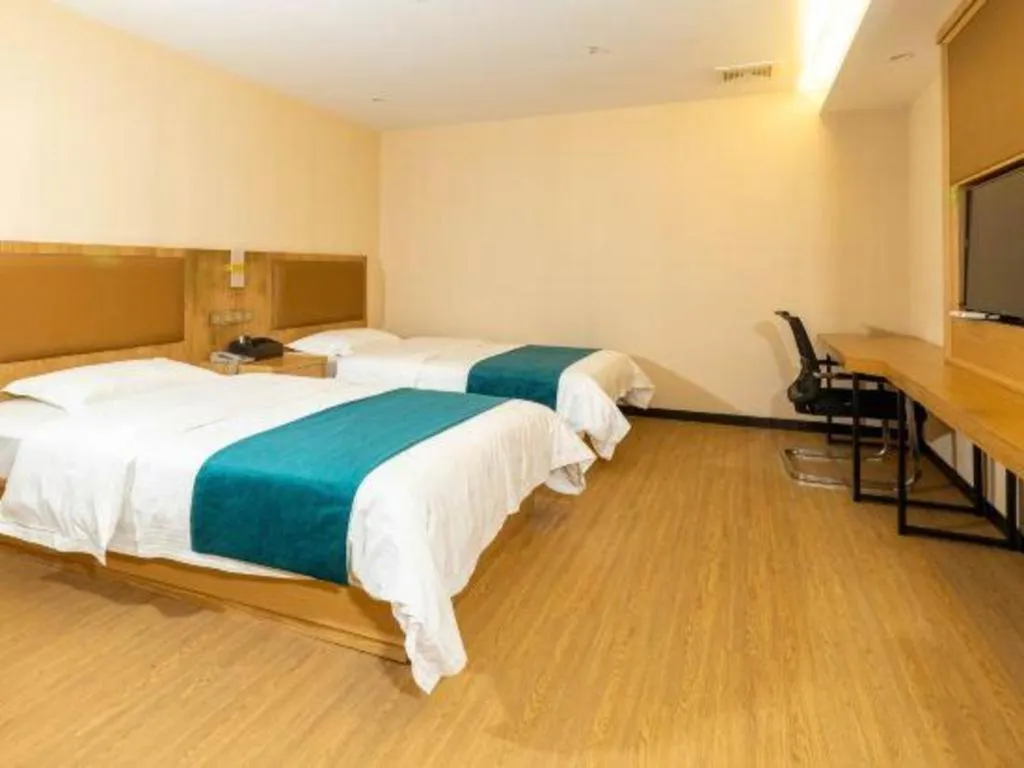 Bed in GreenTree Inn Huangshi Huahu Development Zone Daquan Road