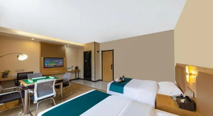 Bed in GreenTree Inn Huangshi Huahu Development Zone Daquan Road Bed in GreenTree Inn Huangshi Huahu Development Zone Daquan Road