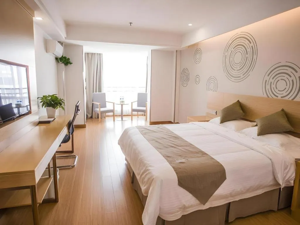 Bed in GreenTree Inn Suqian Suyu District Red Star Macalline