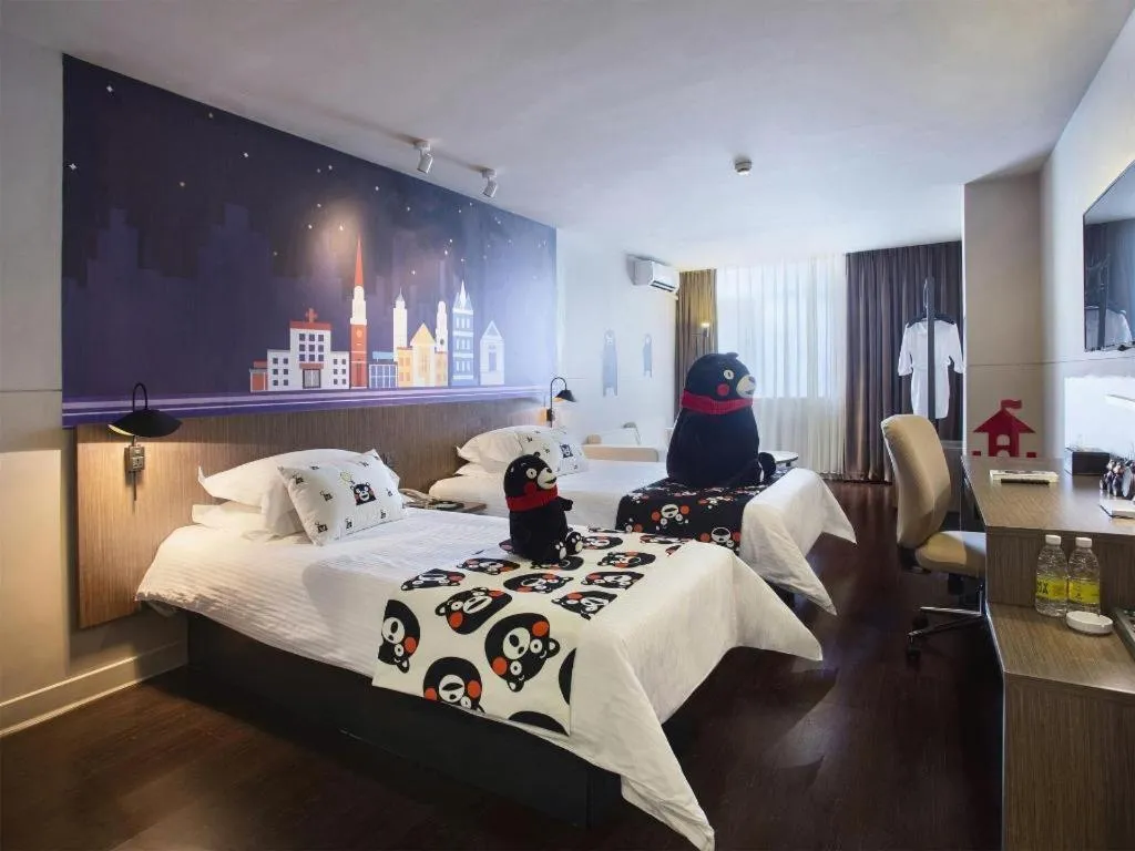 Bed in Jinjiang Inn Select Foshan Nanhai Guicheng Metro Station