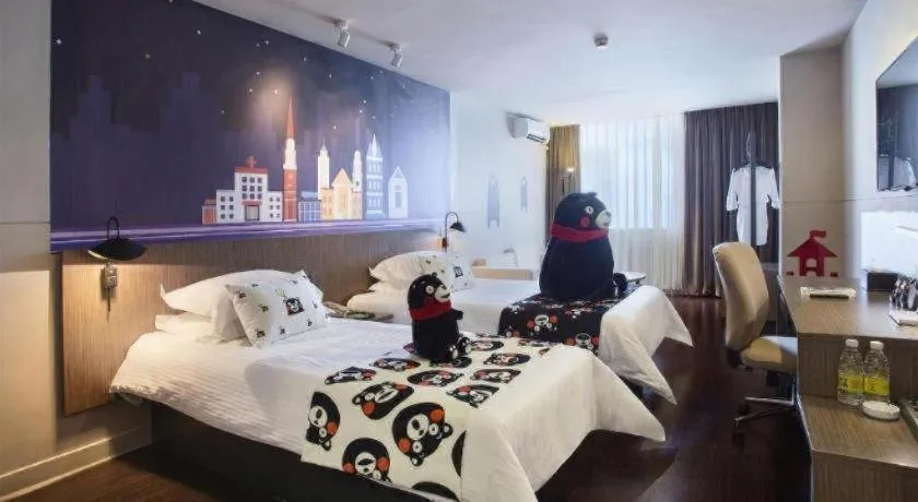 Bed in Jinjiang Inn Select Foshan Nanhai Guicheng Metro Station