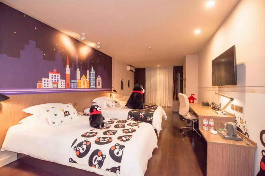 Bed in Jinjiang Inn Select Foshan Nanhai Guicheng Metro Station