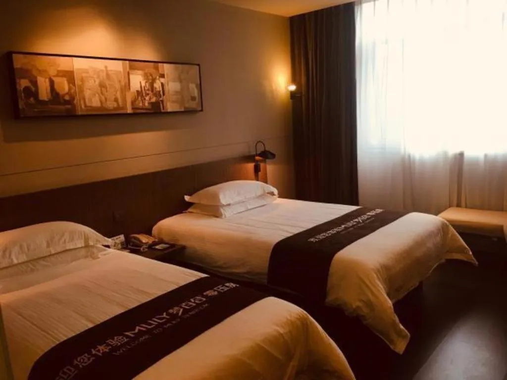 Bed in Jinjiang Inn Select Foshan Nanhai Guicheng Metro Station