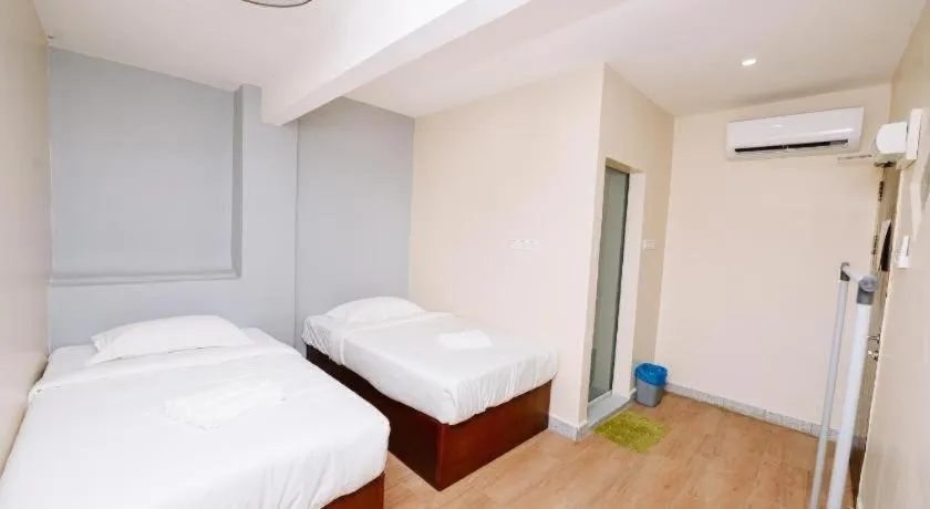 Bed in SemRock Hotel