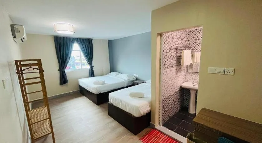 Bed in SemRock Hotel