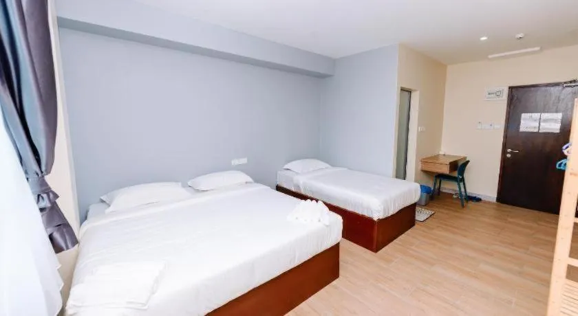 Bed in SemRock Hotel