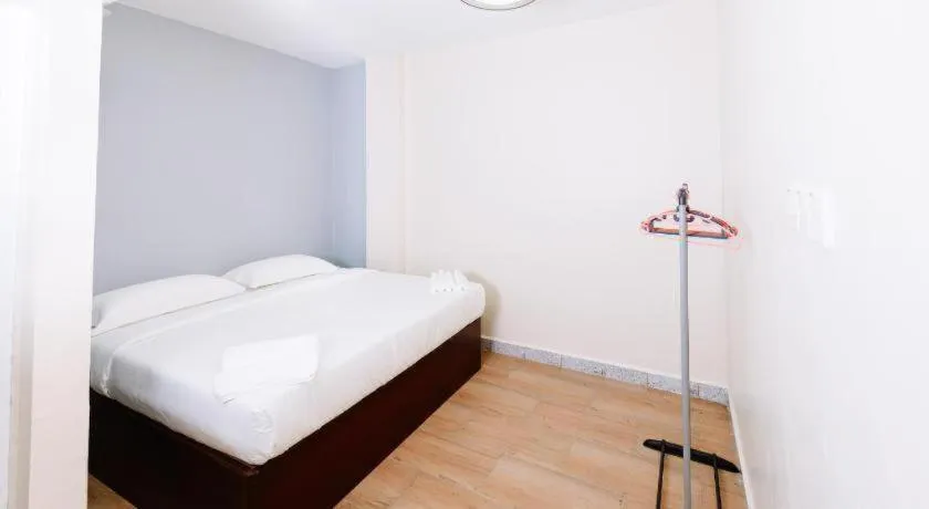 Bed in SemRock Hotel