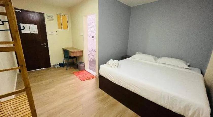 Bed in SemRock Hotel