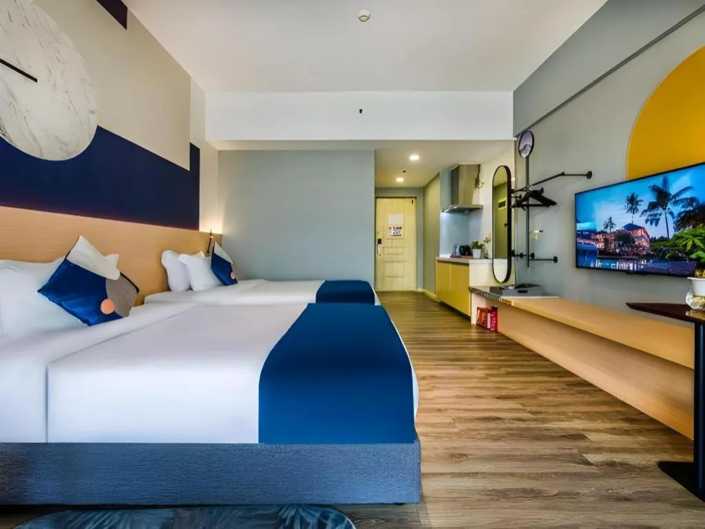 Bed in Imin Hotel