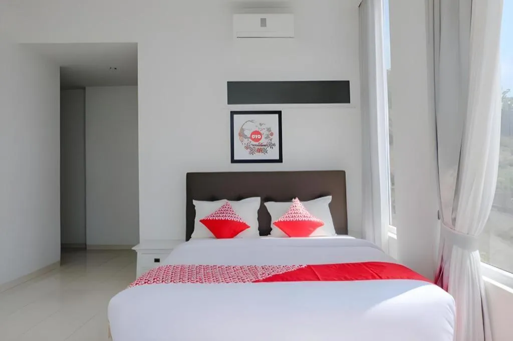 Bed in OYO 1194 Villa Bukit Panderman Residence