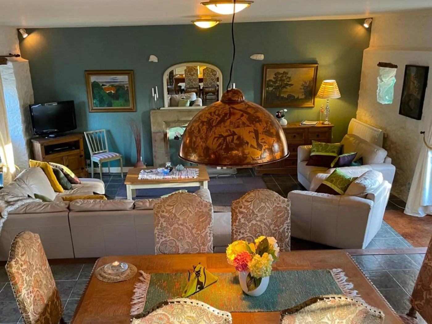 Living room in La Lande