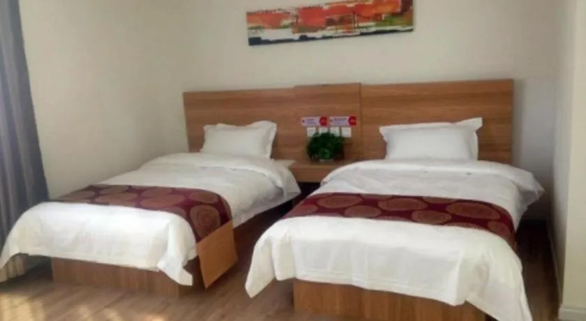 Bed in Thank Inn Hotel Ningxia Yinchuan Xixia District Tongxin Road