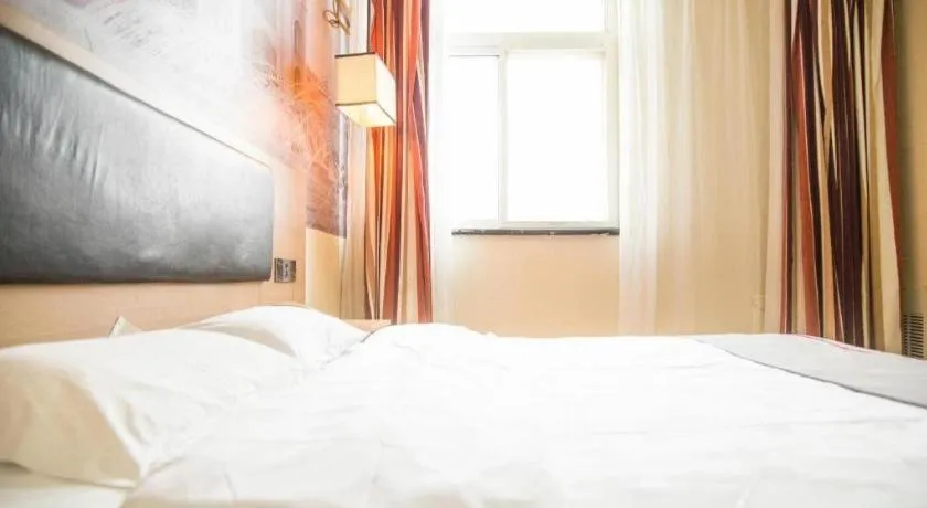 Bed in Thank Inn Hotel Ningxia Yinchuan Xixia District Tongxin Road