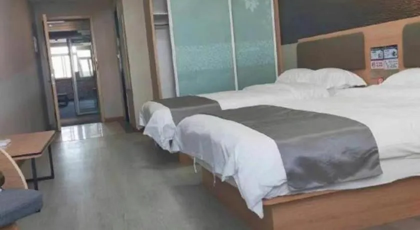 Bed in Thank Inn Hotel Ningxia Yinchuan Xixia District Tongxin Road