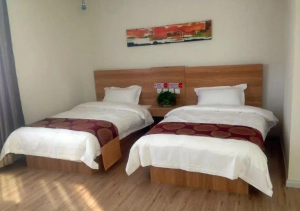 Bed in Thank Inn Hotel Ningxia Yinchuan Xixia District Tongxin Road
