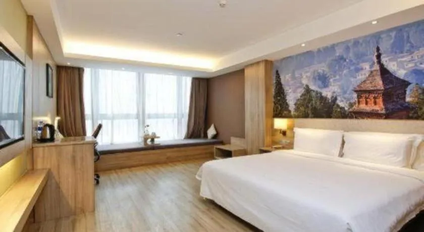 Bed in Atour Hotel Xi'an High Tech Dazhai Road