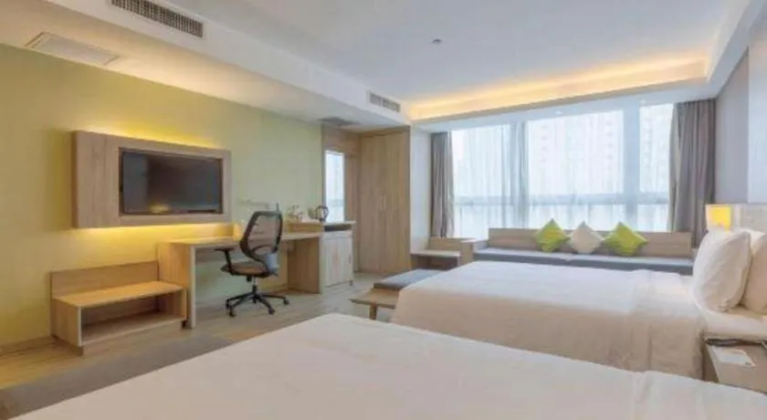 Bed in Atour Hotel Xi'an High Tech Dazhai Road