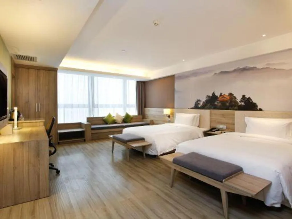 Bed in Atour Hotel Xi'an High Tech Dazhai Road