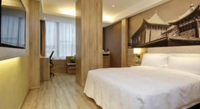 Bed in Atour Hotel Xi'an High Tech Dazhai Road