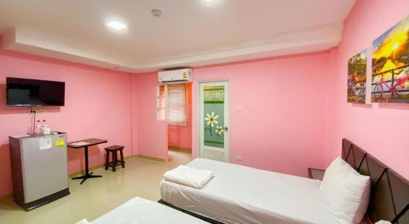 Bed in Delighted Bangkok Hotel