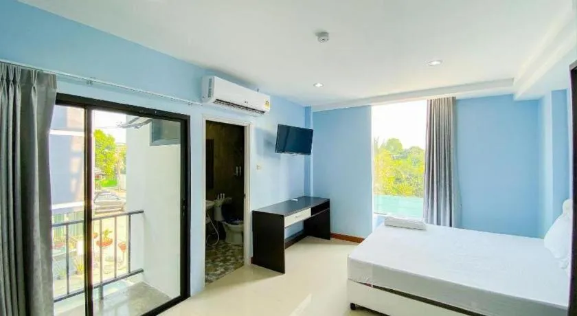 Bed in Delighted Bangkok Hotel