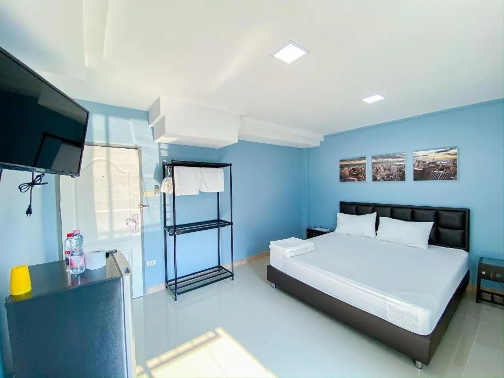 Bed in Delighted Bangkok Hotel