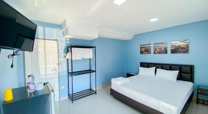 Bed in Delighted Bangkok Hotel