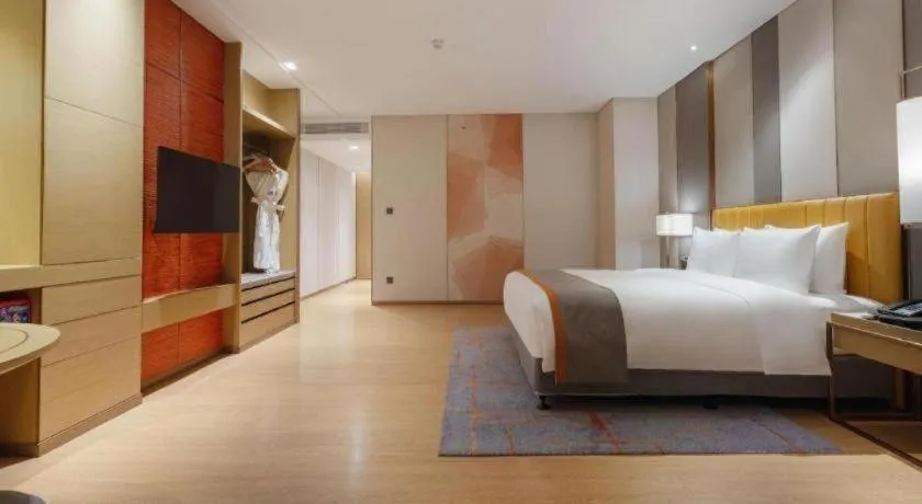 Bed in Hui Feng Wan Yun Hotel Hefei