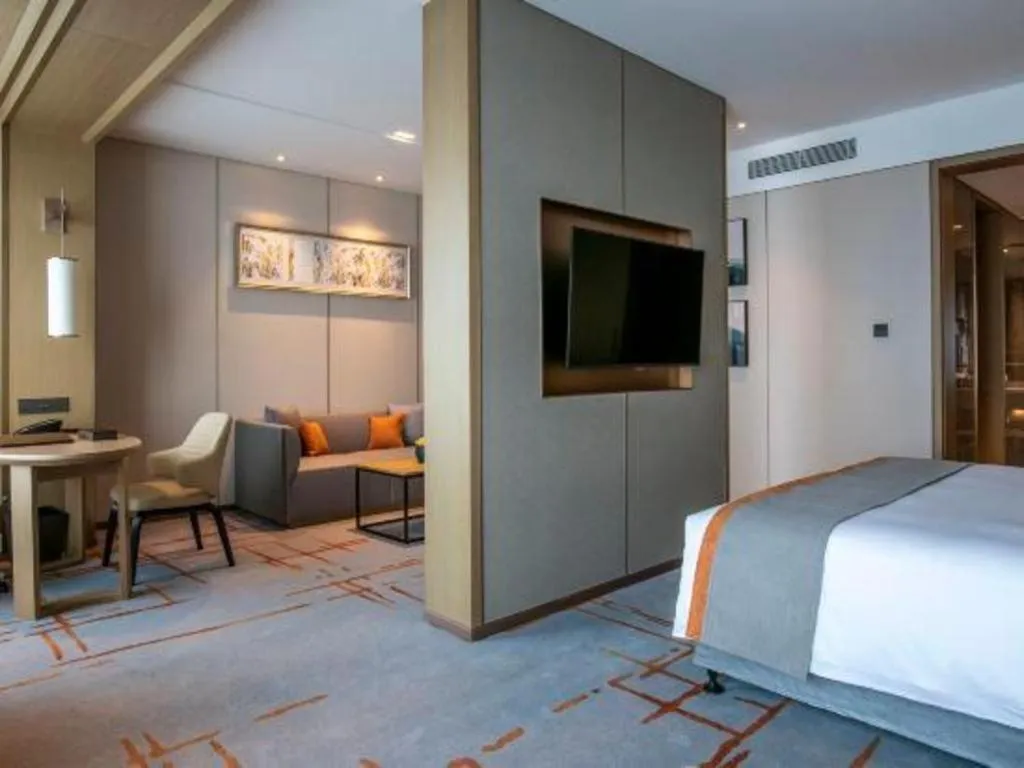 Bed in Hui Feng Wan Yun Hotel Hefei