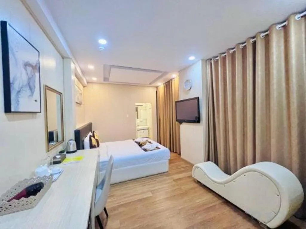 Bed in Truc Huyen Hotel