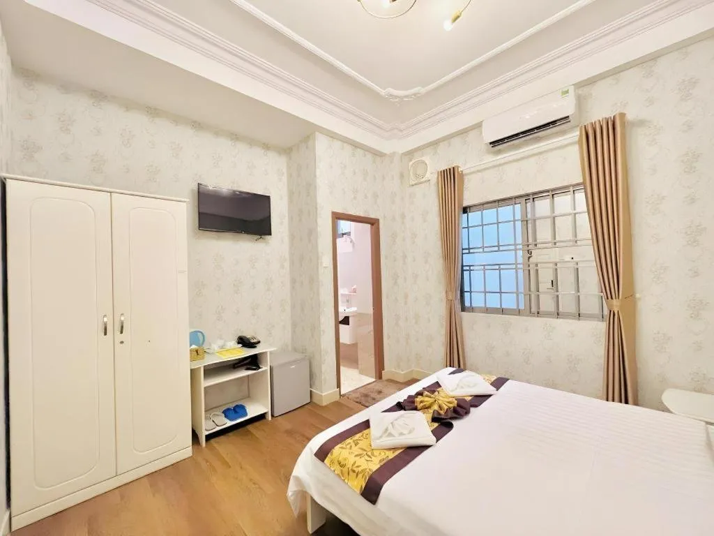 Bed in Truc Huyen Hotel