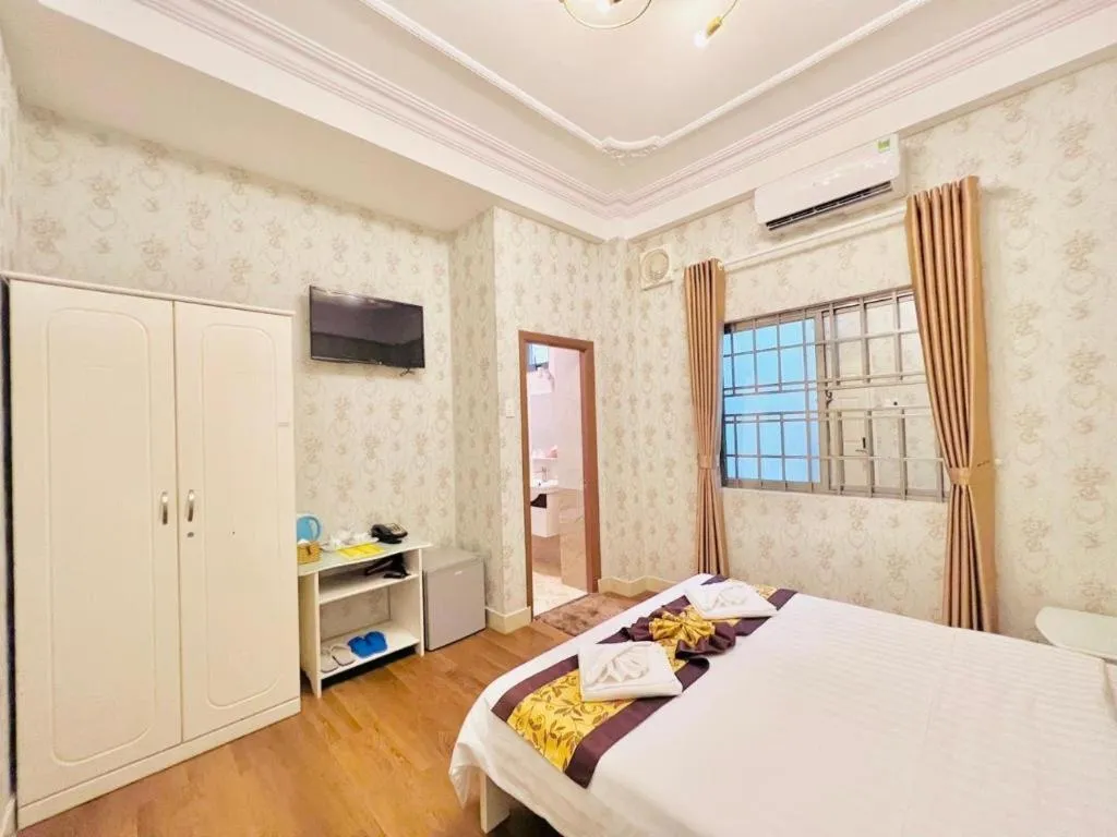 Bed in Truc Huyen Hotel