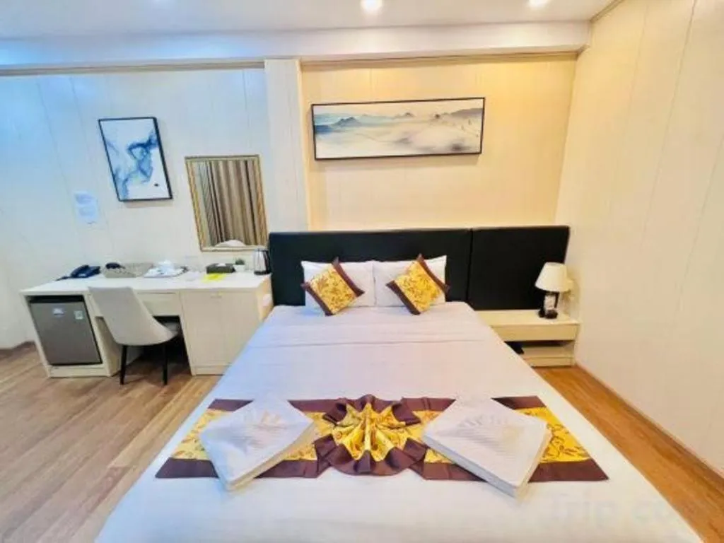 Bed in Truc Huyen Hotel