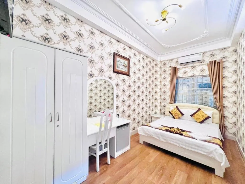 Bed in Truc Huyen Hotel