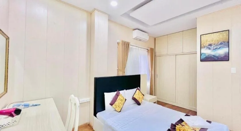 Bed in Truc Huyen Hotel