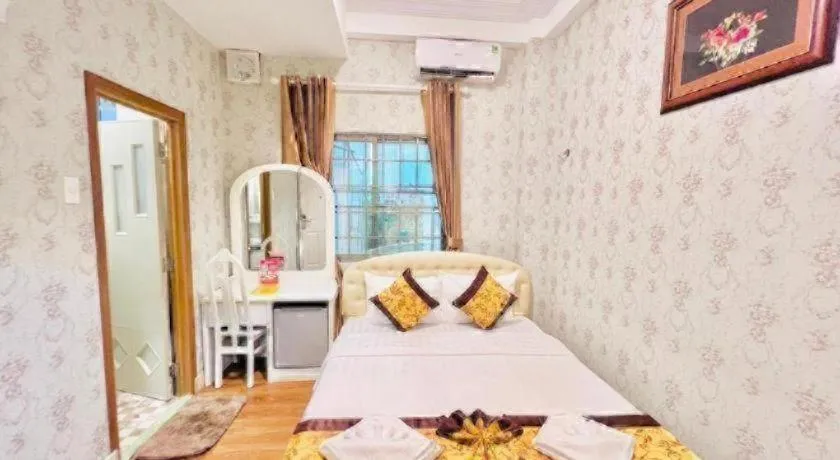 Bed in Truc Huyen Hotel