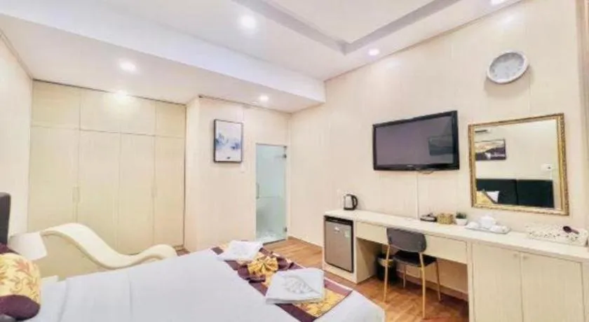 Bed in Truc Huyen Hotel