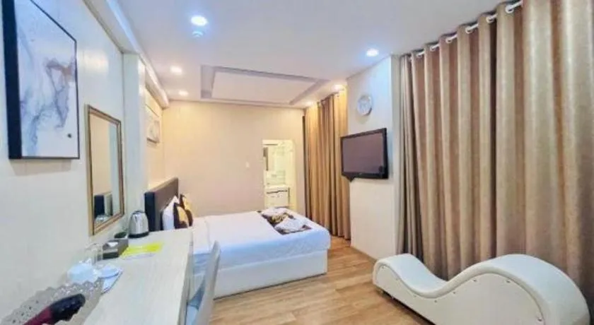 Bed in Truc Huyen Hotel