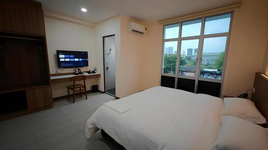 Bed in Weiss Hotels Kepong Baru