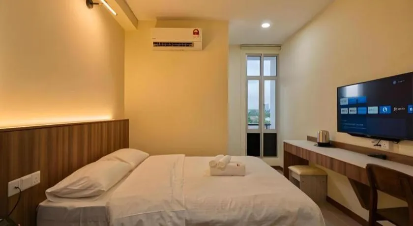 Bed in Weiss Hotels Kepong Baru